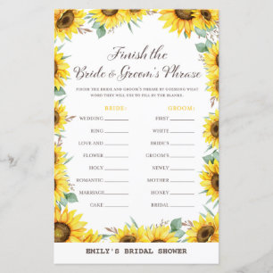 Jeu de Fête des mariées de tournesol printanier IM