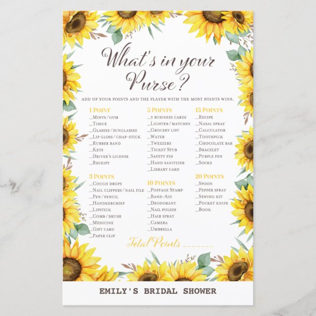 Jeu de Fête des mariées de tournesol printanier IM (Devant)