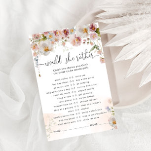 Jeu de Fête des mariées Fleurs d'aquarelle rose pâ