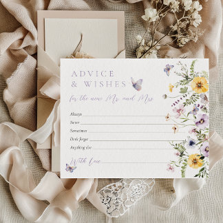 Jeu de Fête des mariées florale violet papillon