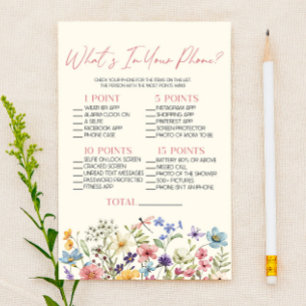 Jeu de Fête Prénatale Fleur Sauvage Florale Dans V