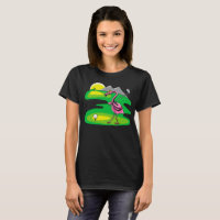 jeu de Flamant rose golf amant flamingo t-shirt de