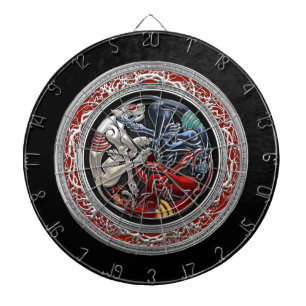 Jeu De Fléchettes [200] Celtic Treasures - Three dogs on Silver