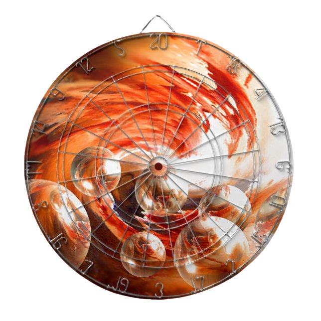 Jeu De Fléchettes Abstrait contemporain (Devant)