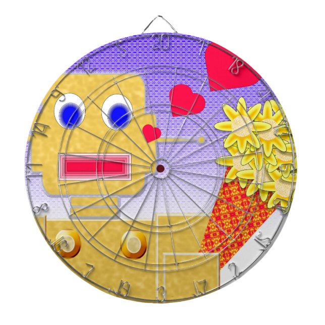 Jeu De Fléchettes Aimez-moi, je suis un garçon (Devant)