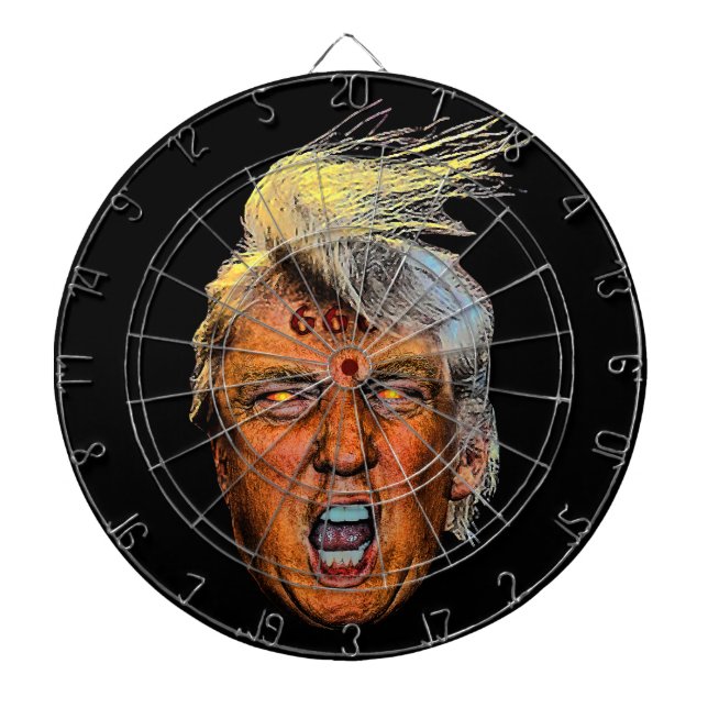 Jeu De Fléchettes Anti président Trump Grande Gueule Diable (Devant)