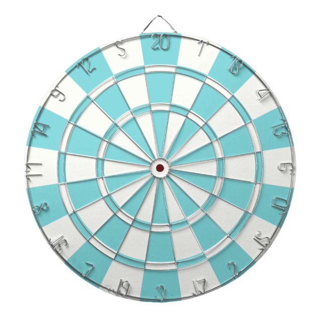 Jeu De Fléchettes Aqua Et Blanc (Devant)