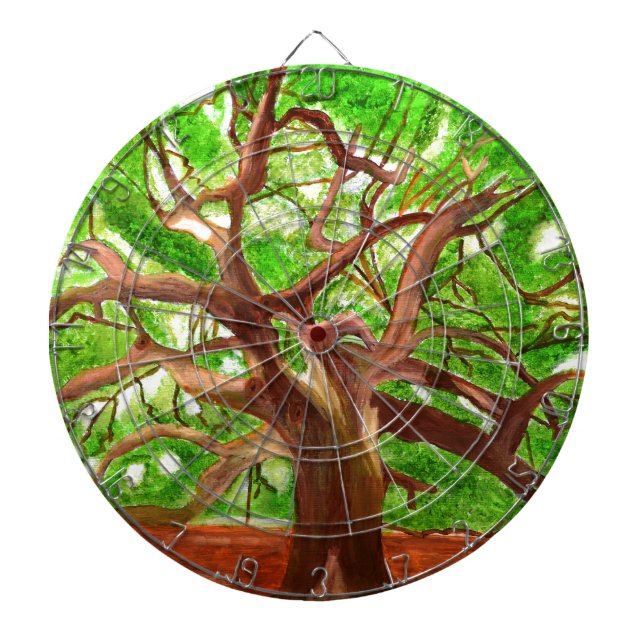 Jeu De Fléchettes Arbre de chêne (Devant)