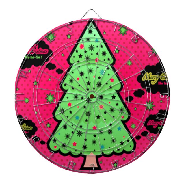 Jeu De Fléchettes Arbre de Noël (Devant)