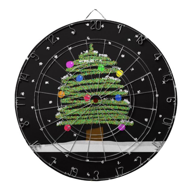 Jeu De Fléchettes Arbre de Noël (Devant)