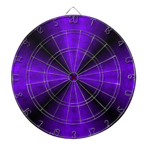 Jeu De Fléchettes Arc-en-ciel violet en cuir d'éléphant Optik