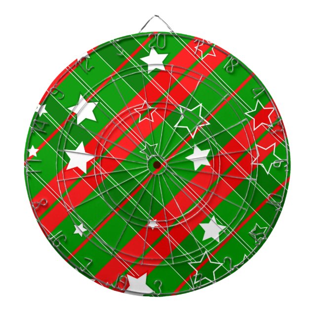 Jeu De Fléchettes arrière - plan abstrait noël motif (Devant)