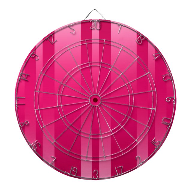 Jeu De Fléchettes Arrière - plan de bandes roses (Devant)
