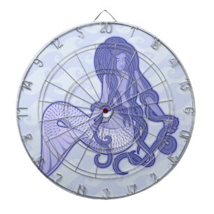 Jeu De Fléchettes Assis Mermaid bleu