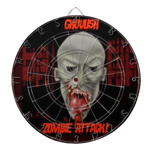 Jeu De Fléchettes Attaque de zombie sinistre d'Halloween