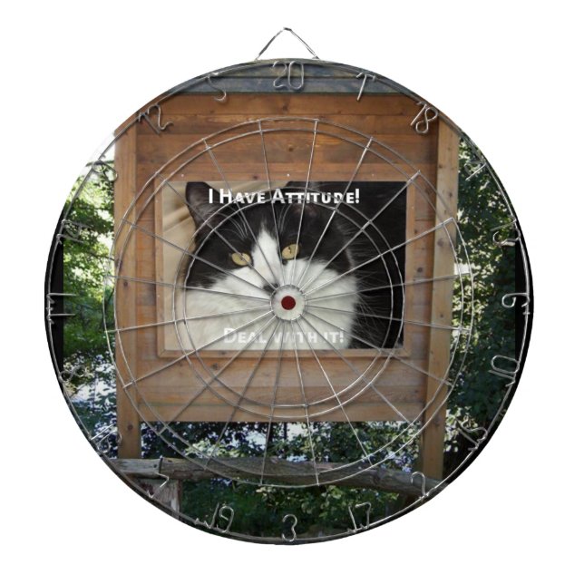 Jeu De Fléchettes Attitude du chat (Devant)