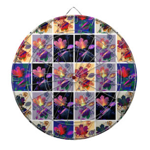 Jeu De Fléchettes Autumn Leaves Rustic Patchwork