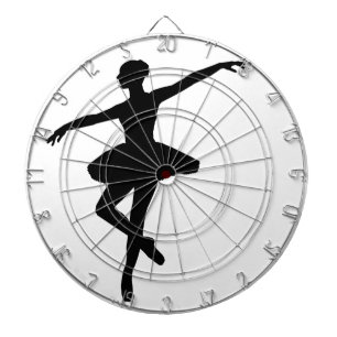 Jeu De Fléchettes Ballet simple Ballerina noir blanc