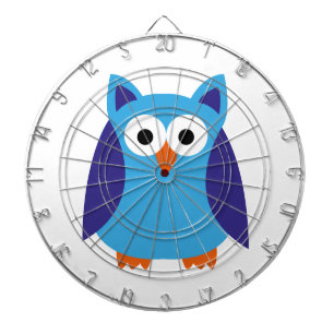 Jeu De Fléchettes Bande dessinée bleue de hibou