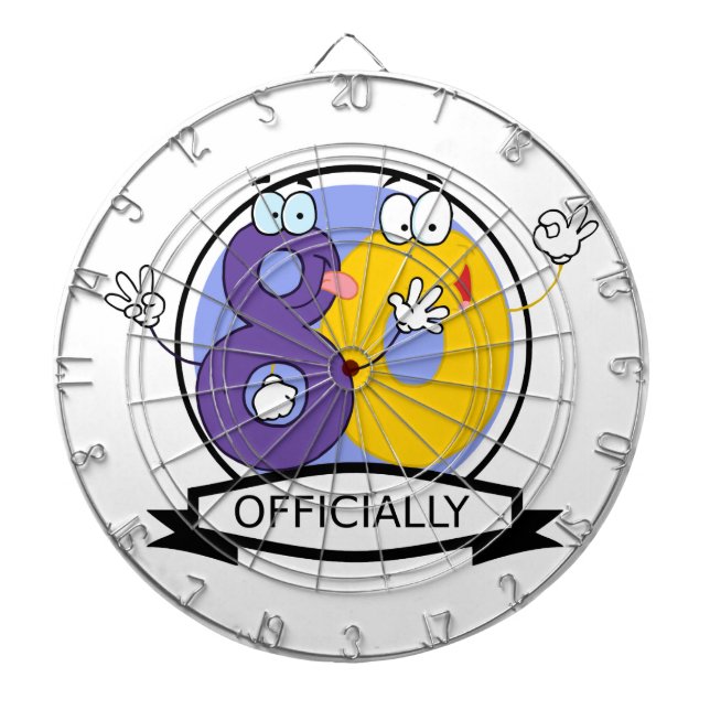 Jeu De Fléchettes Bannière d'anniversaire officielle 80 (Devant)