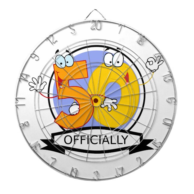 Jeu De Fléchettes Bannière officielle 50 Anniversaire (Devant)