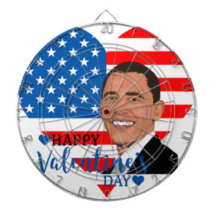 Jeu De Fléchettes barack obama valentine