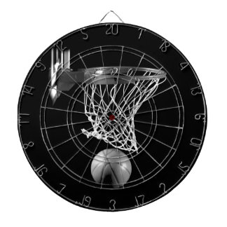 Jeu De Fléchettes Basket-ball noir et blanc