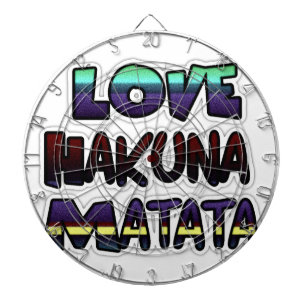Jeu De Fléchettes Beau Hakuna Matata Art Print