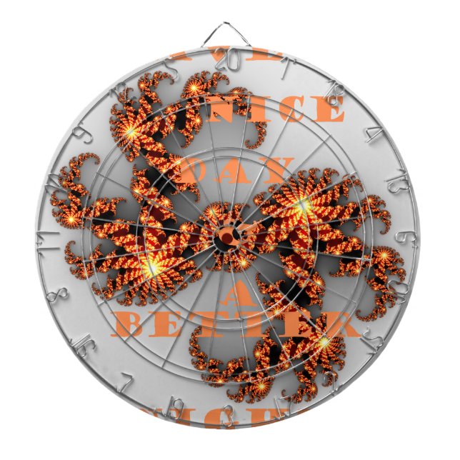 Jeu De Fléchettes Belle femme extraordinaire Avoir une belle journée (Devant)