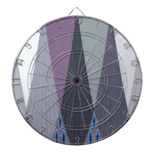 Jeu De Fléchettes Belle impression Extraordinaire Chevron Design Art