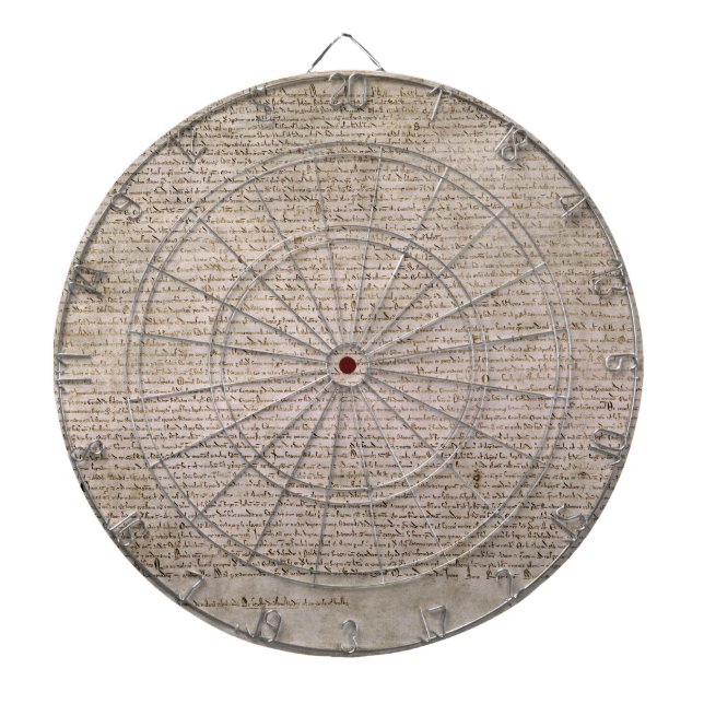 Jeu De Fléchettes Bibliothèque 1215 britannique de la Magna Carta (Devant)