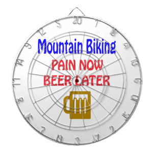Jeu De Fléchettes Bière faisante du vélo de douleur de montagne