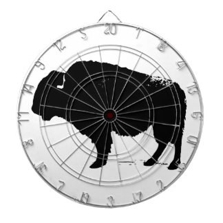 Jeu De Fléchettes Bison de Buffalo Art noir et blanc