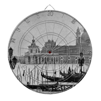 Jeu De Fléchettes Black Blanc Grand Canal Venise Italie Voyage
