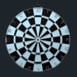 Jeu De Fléchettes Bleu-clair et noir<br><div class="desc">Cible de flechettes bleu-clair et noire</div>