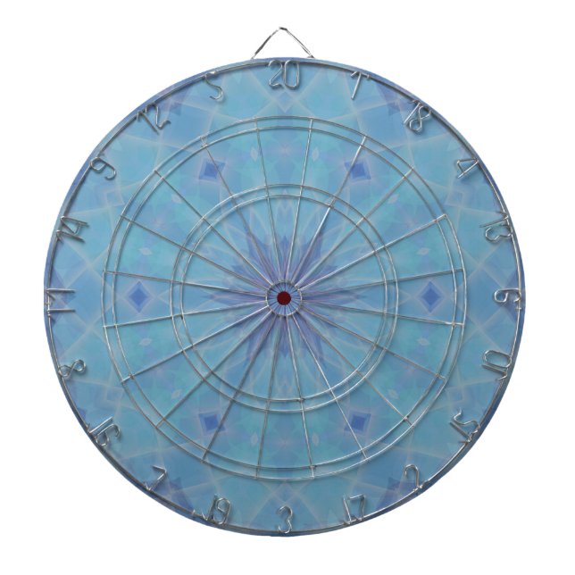 Jeu De Fléchettes Bleu et Turquoise (Devant)