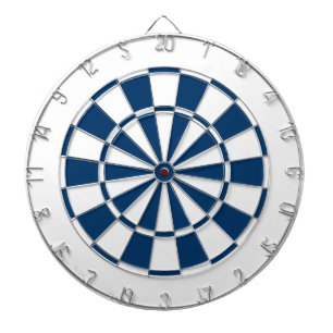 Jeu De Fléchettes bleu marine et blanc