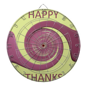 Jeu De Fléchettes Bon thanksgiving Golden Jaune tourbillon design.pn