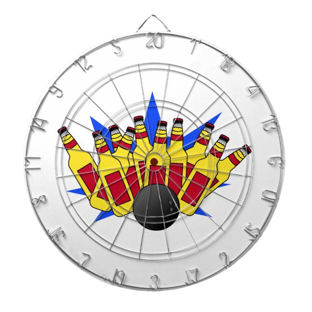 Jeu De Fléchettes Bowling de bière (Devant)