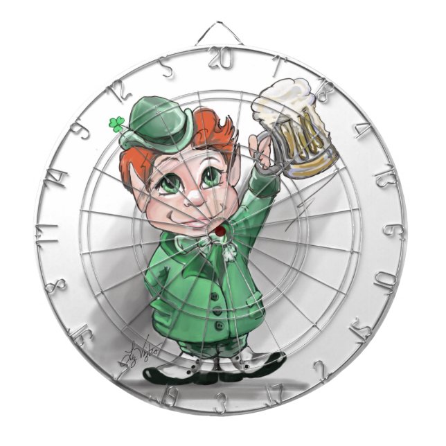 Jeu De Fléchettes Bravo irlandais ! tableau de flèchettes (Devant)