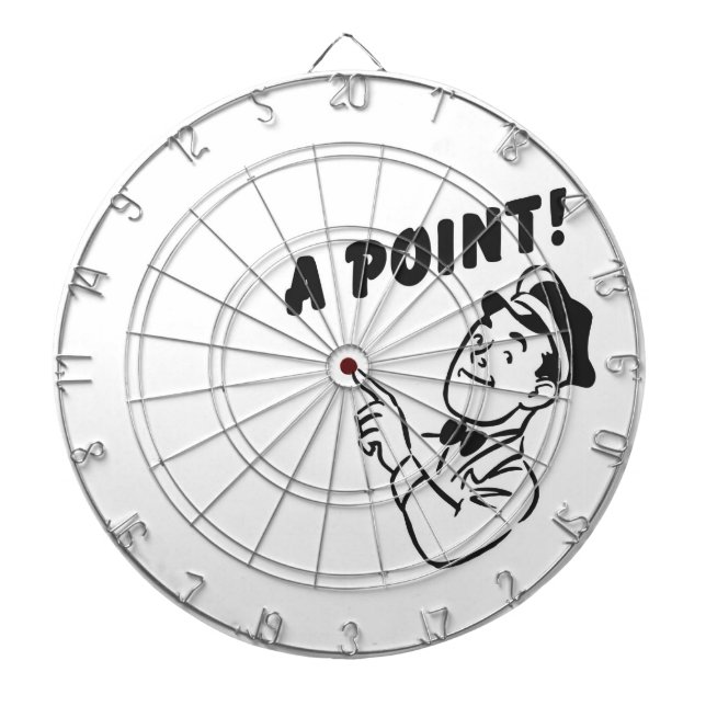 Jeu De Fléchettes cage en métal, point (Devant)