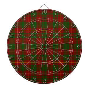 Jeu De Fléchettes Cameron tartan rouge vert plaid