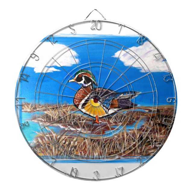 JEU DE FLÉCHETTES CANARD BOISÉ (Devant)