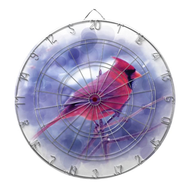 Jeu De Fléchettes Cardinal rouge au Blizzard (Devant)