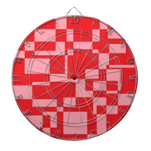Jeu De Fléchettes Carré rose rouge