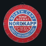 Jeu De Fléchettes Carte à puce NORDKAPP Norvège<br><div class="desc">Voir mon magasin pour plus d'articles avec ce design.</div>