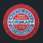 Jeu De Fléchettes Carte à puce NORDKAPP Norvège<br><div class="desc">Voir mon magasin pour plus d'articles avec ce design.</div>