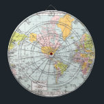 Jeu De Fléchettes Carte vintage du monde<br><div class="desc">carte vintage colorée du monde</div>