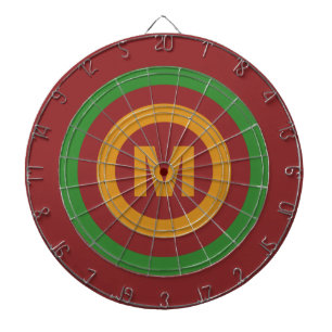 Jeu De Fléchettes Carton monogramme personnalisé