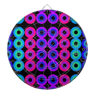 Jeu De Fléchettes Cercles de néon